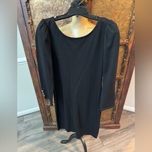 Juicy Couture Elegant Black‎ Long Sleeve Dress XL